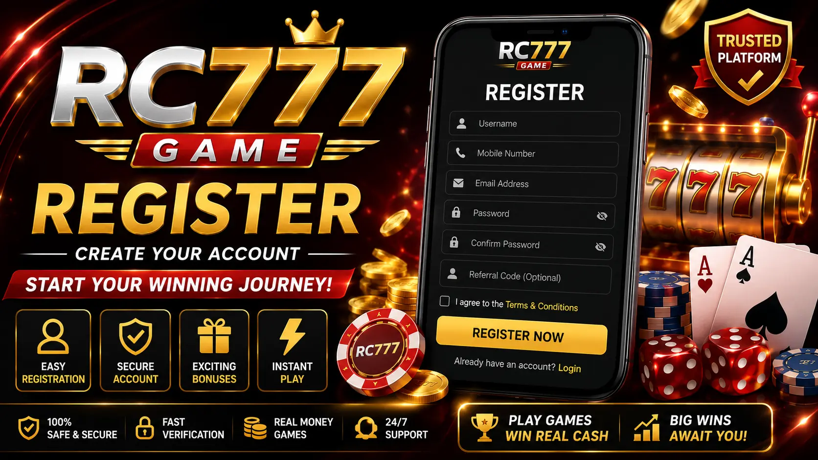 RC777 Game Register