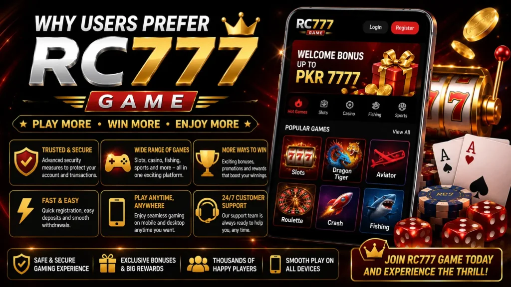 Why Users Prefer RC777 Game?